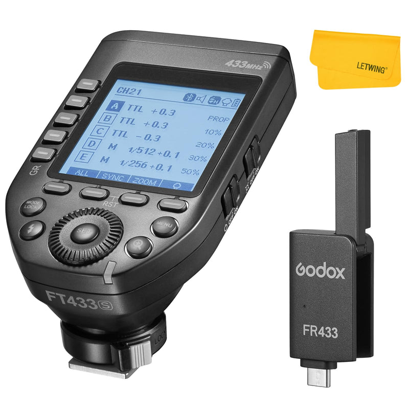 GODOX FT433S TTL Wireless Flash Trigger for Sony, Bluetooth Control Transmitter, Support Auto/Manual/Multi Flash, Compatible for Sony and Godox AD200Pro II AD600Pro II AD400Pro II and AD600BM II FT433 Flash Trigger for Sony