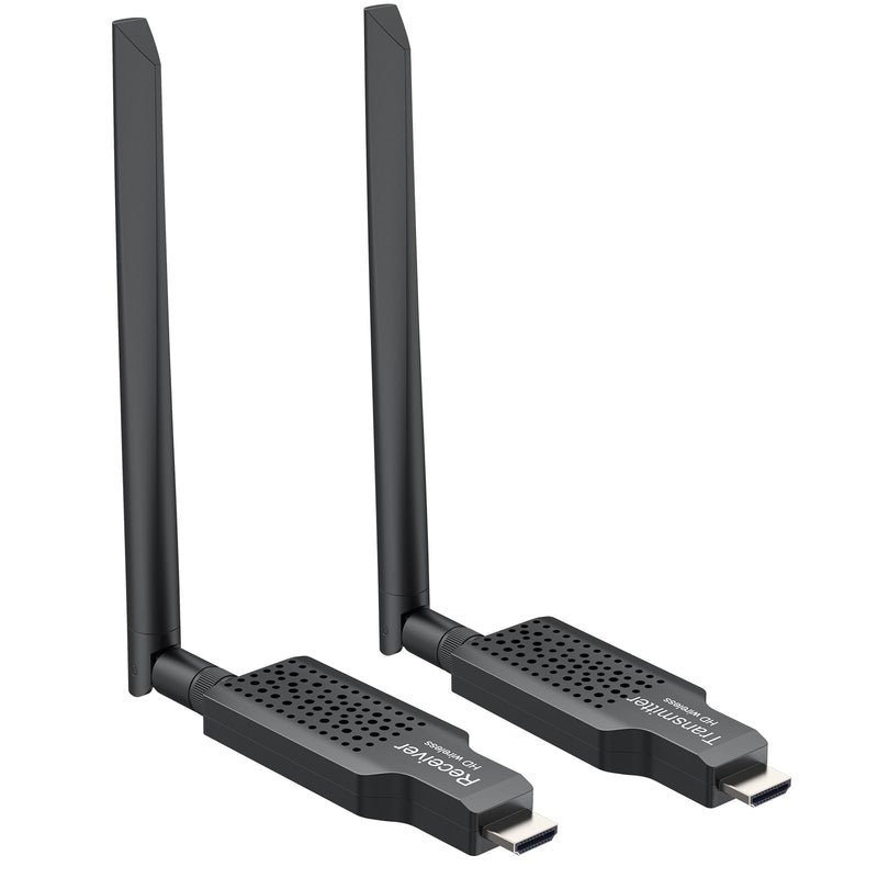 LiNKFOR 5.8G Wireless HDMI Transmitter and Receiver,1080P/60Hz Wireless HDMI Extender Kit, Plug and Play, 50M/164Ft, for Streaming Video to Display/Projector/HDTV from Laptop, PC, TV Box