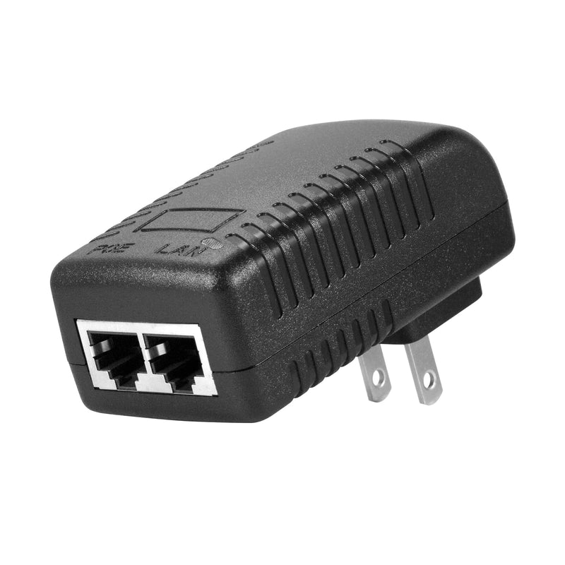 KERUI 48V PoE Injector 100Mbps Ethernet Power Supply PoE Injector POE Adapter Injector IEEE 802.3af Compliant for IP Cameras, IP Phone, PoE Devices