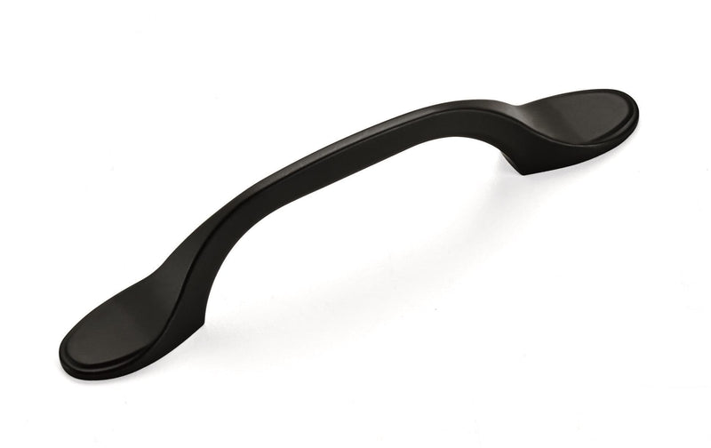 Amerock Ravino 3 inch (76mm) Center-to-Center Matte Black Cabinet Pull - 10 Pack