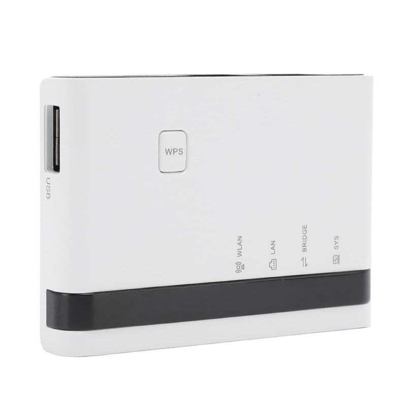 Wireless Print Server, USB Print Server for Sharing 4 USB Printers Over LAN via Ethernet or WiFi Network, Multi Mode Support, Plug and Play (US Plug) US Plug