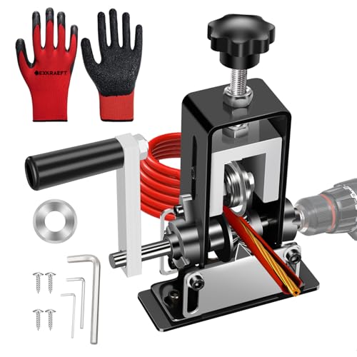 EXKRAEFT Manual Wire Stripping Machine Gauge Wire 0.06-1'' Single blade wire stripping machine