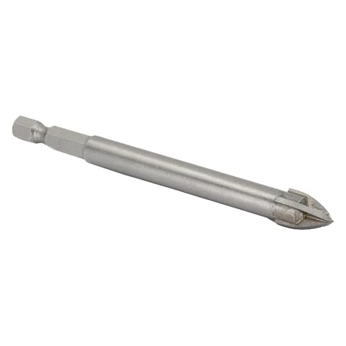 Drill America 7/8" Carbide Tipped 4 Flute Glass & Tile Drill Bit with Hex Shank, DWD4FGDHEX Series 7/8"