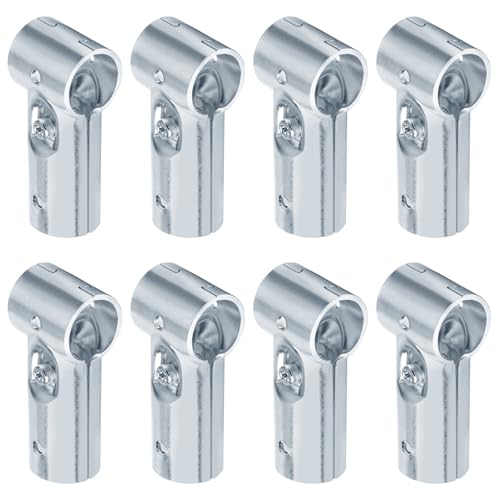 8 Sets T Pipe Connectors Tee Clamps, Fits 1" EMT Conduit