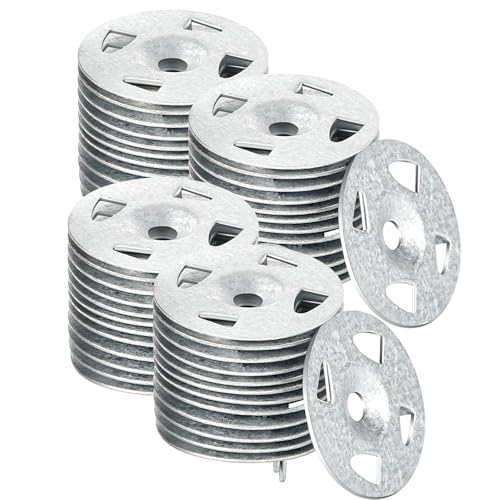wedi Board Screws and washers, 1-1/8 Inchfoam Board Support Washer for Foam Board Fasteners Plaster washers (500pcs(Screw not Included) 500pcs(Screw not included)