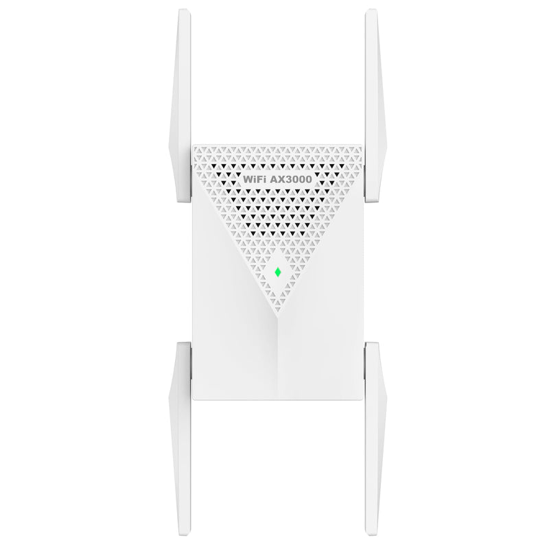 2025 AX3000 WiFi 6 Extender-Dual Band (2.4G/5.8G), WiFi Extender Signal Booster with Gigabit Ethernet Port, Access Point, No Required App, Long Range WiFi Booster, Faster Speed and Easy Setup