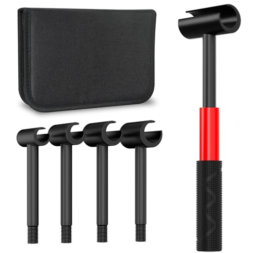 4-in-1 Door Hinge Adjustment Tool, Hinge Gap Adjusting Wrench Fits 14-25mm 4-in-1