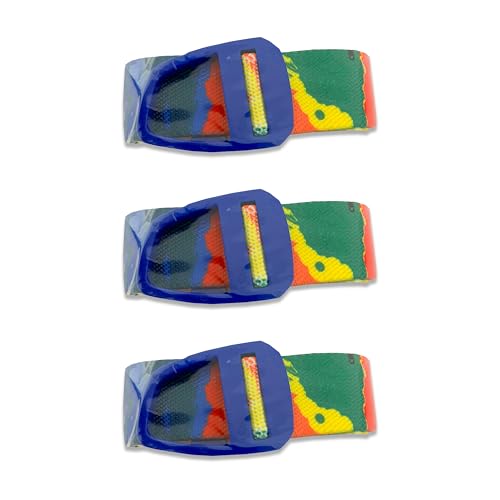 HaseMed Metal-Free Latex Free Colorful - 3 Pack Tourniquet for Medical Applications, Elastic and Safe, Ideal for Emergencies and Hospitals