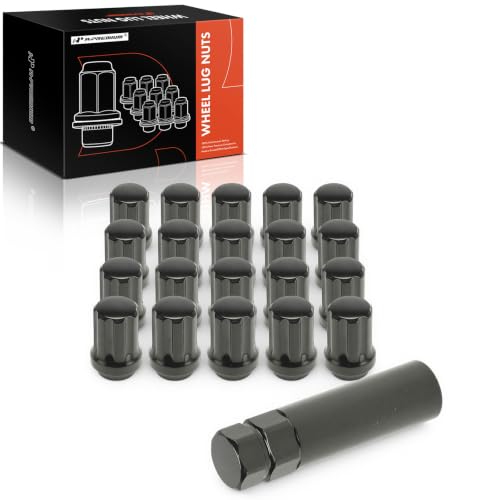 A-Premium Front & Rear M14-1.50 Wheel Lug Nuts with Socket Key, Set of 21