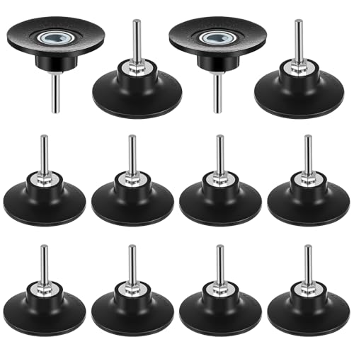 Willbond 12 Pack Quick Change Disc Pad Holder, 1/4" Shank, 3 Inch
