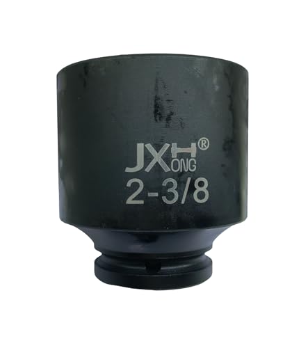 3/4" Drive 2-3/8" Impact Socket, 6-Point, Heat Treated Cr-Mo Alloy Steel