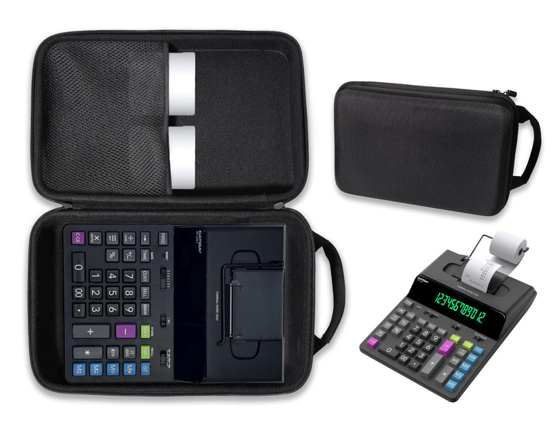 CaseSack Case for CATIGA 12 Digit Thermal Printing Calculator with Tape Print Out