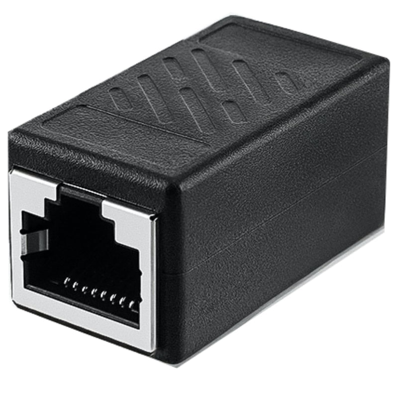 RJ45 Ethernet Coupler, Ethernet Extender Connector Female to Female for Cat7/ Cat6/ Cat5/ Cat5e Network Cable, Plug & Play, 1 Pack