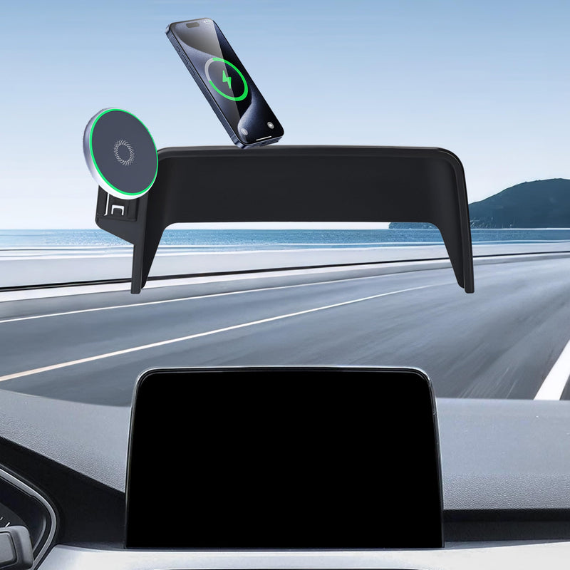 Car Phone Holder for 2020-2025 Ford Escape Accessories Apply to 8 Inch Touch Screen 15W Fast Wireless Charger Screen Fixed Clip Cell Phone Mount Hands-Free 360 Degree Rotation ﻿