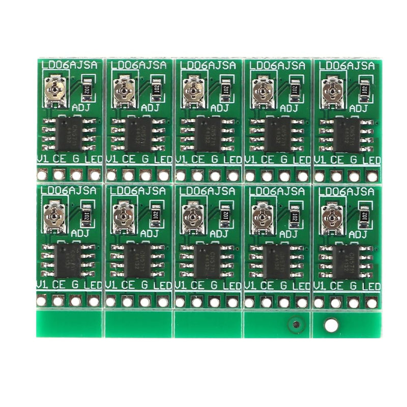 10pcs LED Driver Board with Adjustable Current DC 3.3V 3.7V 5V 6V LED Driver Module PWM Control Board 30-1500mA 1.5A Constant Current Adjustable Module