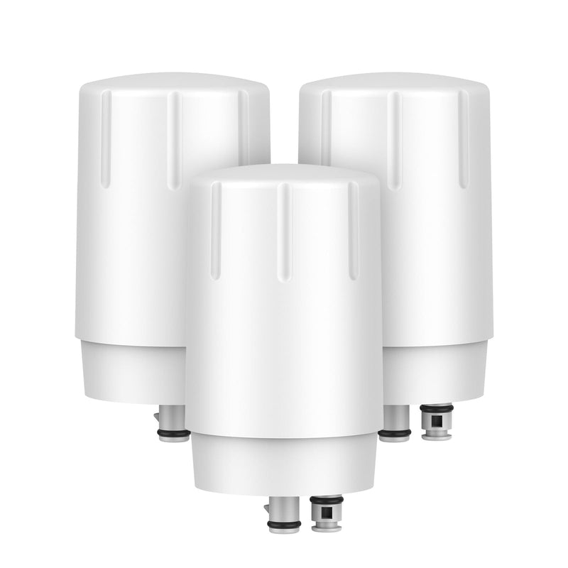 GLACIER FRESH Faucet Filter Replacement, Replacement for Brita Faucet Filter, 36311 On Tap Water Filter, Compatible with FR-200, FF-100, and All Brita Tap Water Filters (Pack of 3) Standard 3 Count(Pack of 1）