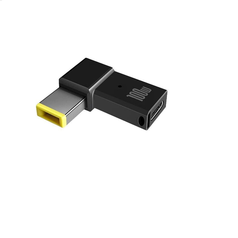 USB C Female Input to Slim Tip Rectangle Power PD Charge Converter for Thinkpad Series E440 E450 E550 E560 T430 T440 T440S X250 L460,for Lenovo Yoga Series (2) 2