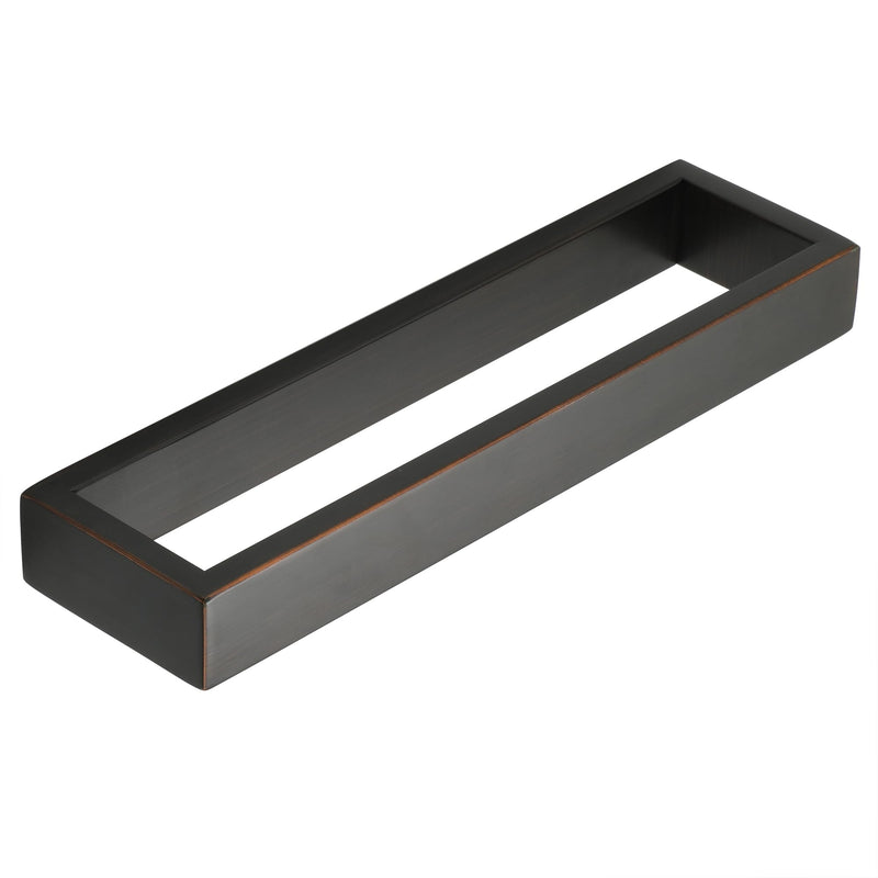 Sayayo Oil Rubbed Bronze Towel Bar for Bathroom, 10 Inch Hand Towel Holder Wall Mount Square Towel Ring SUS304 Stainless Steel Towel Rack