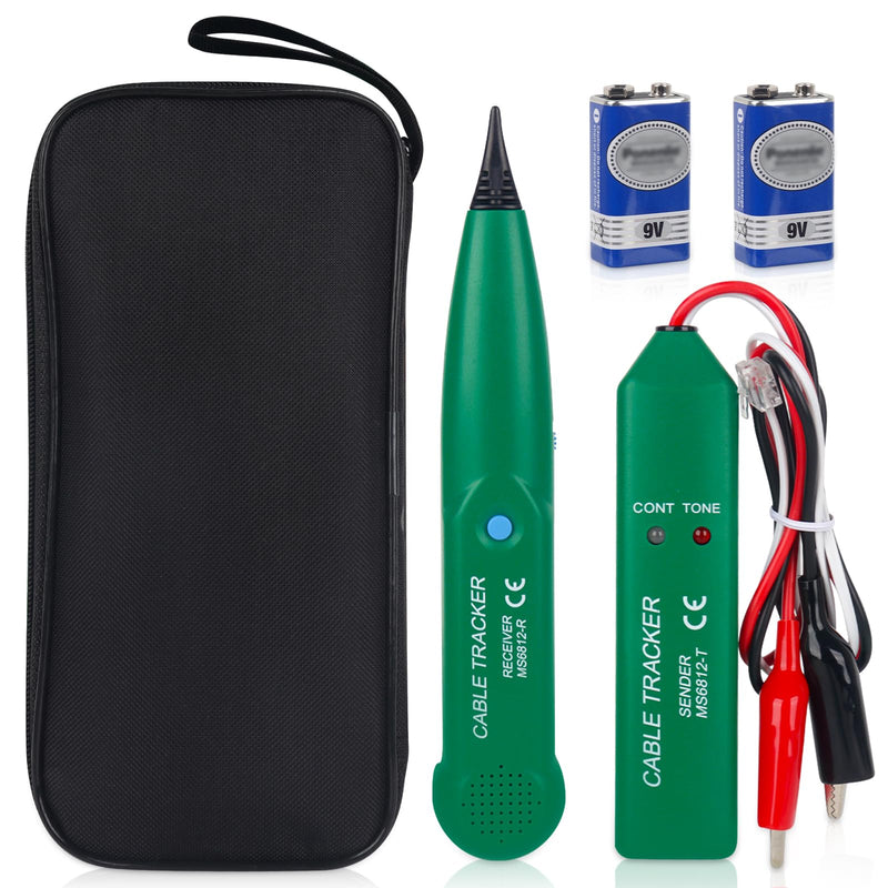 Cable Break Detector Robotic Lawnmower, Cable Tracker with Battery, Cable Finder Cable Tester, Cable Finder, Cable Detector for Network Maintenance Collation Passage of Test Circuit