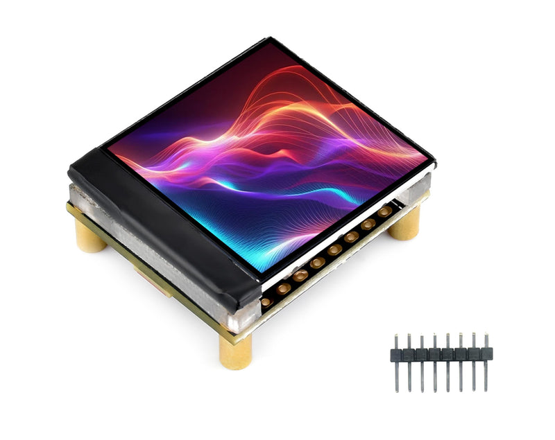 ESP32-S3 1.3inch Display Development Board, ESP32 with Display 240x240 Pixels, Built-in ST7789V2 Chip and 6-Axis IMU, 262K Color, SPI Communication, Supports 90° Hardware Rotation