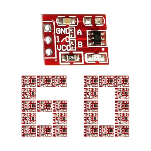 TTP223 Touch Sensor Module Capacitive Touch Switch Pack of 60 | 1 channel touch module for Arduino ESP32 DIY electronics and own projects