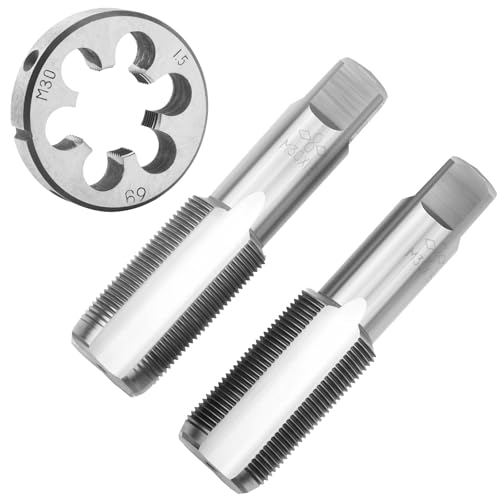 M30X1.5 Hand Tap and Round Die Set Right Hand M30x1.5