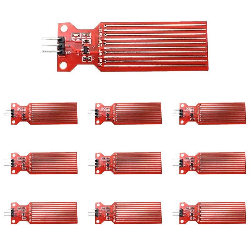 10 Pieces Water Level Sensor for Arduino Water Level Liquid Sensor | Suitable for rainwater monitoring, tanks, irrigation and microcontroller applications