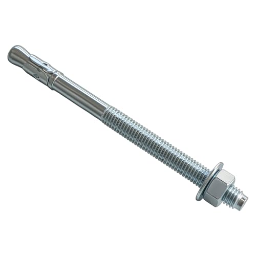 1/2" x 7" Concrete Anchors Wedge Anchor, Carbon Steel,30 Pcs 1/2"x7" 30