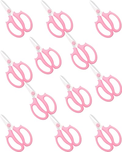 Flower Scissor, Scissors for Cutting Flowers, 12Pcs Pink Pink 01 12 Pack
