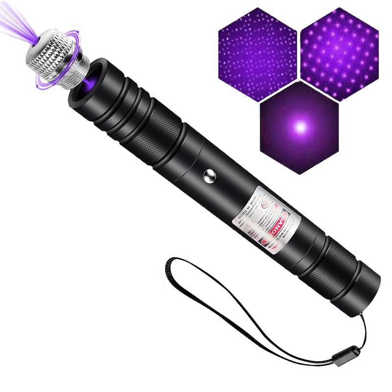 Purple Laser Pointer Indicator Light, Multiple Modes of cat Toy Pointer Teaching, Teaching Laser Pointer, USB Charging green