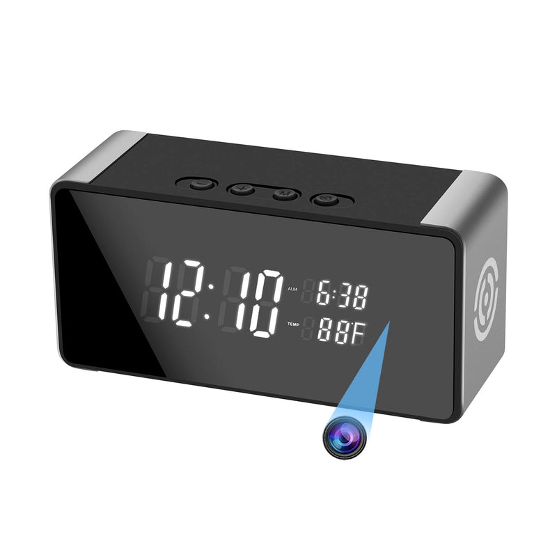 Wireless WiFi Hidden Spy Camera, Full HD 4K Home Security Cam for Home Safety Support 5G&2.4G with Night Vision and Motion Detection, APP Control with SD Storage