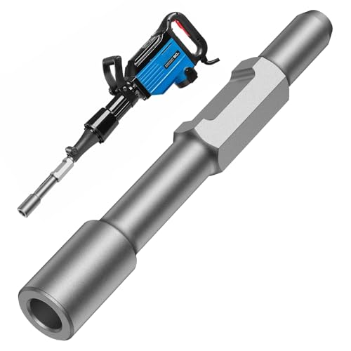 Ground Rod Driver Bit,1-3/16in Hex Shank for Jack Hammer,10in Length