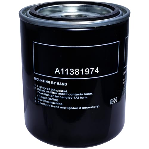A11381974 KAYIQIN Oil Filter Compatible with L30/37/45/50 Air Compressor, Replacement Part ZS1166973