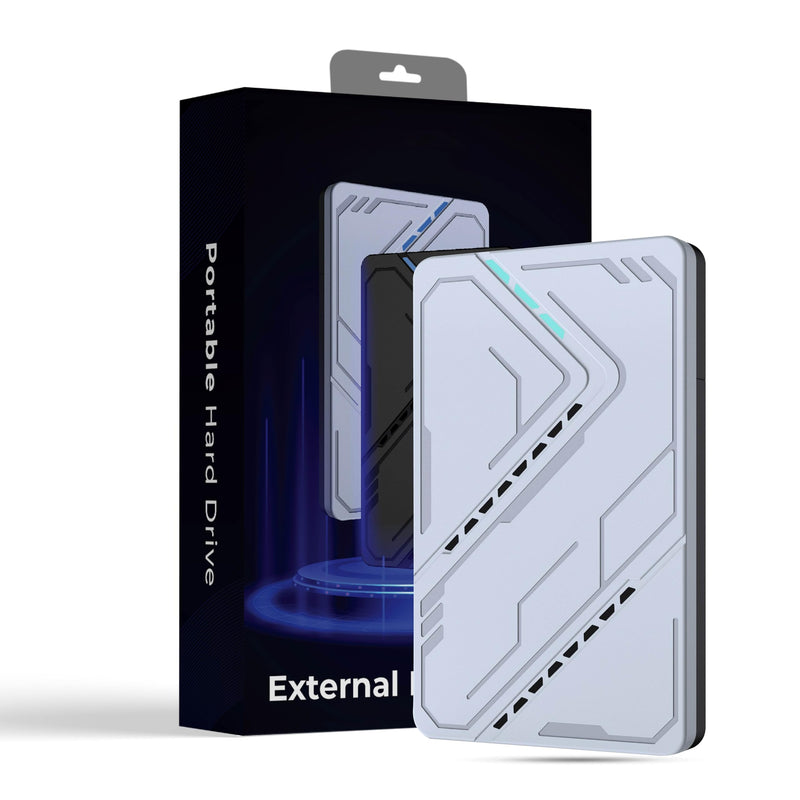 500GB External Hard Drive USB 3.0 Portable Hard Drive,2.5inch External HDD High-Speed Data Transfer Storage and Backup External Hard Drives for Laptop,Gaming Console, PC,MAC,Desktop-Silver 500GB Silver