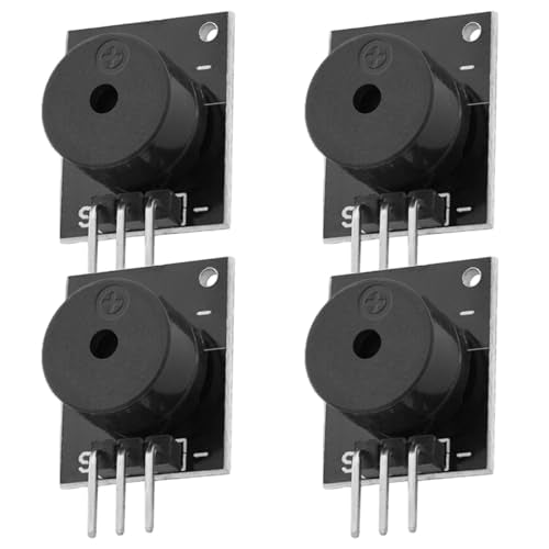 Gerui 4 x KY-006 Passive Piezo Buzzer Alarm Module Compatible | With Arduino and Raspberry Pi