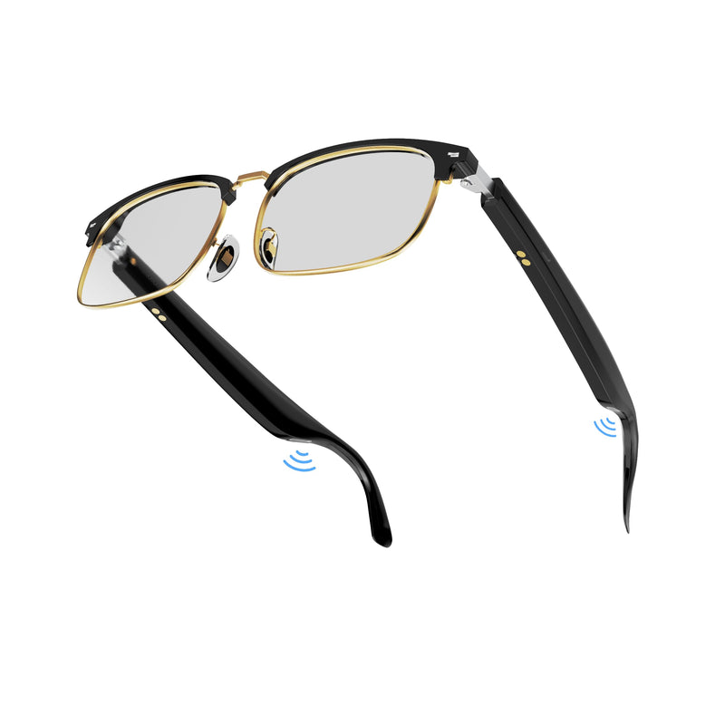 Voice Control Smart Glasses-Bluetooth Sunglasses with Built-in Mic&Speaker,UV400 Polarized,Perfect for Men & Women Lightweight Running/Cycling Eyewear, Slim-Fit Frame.