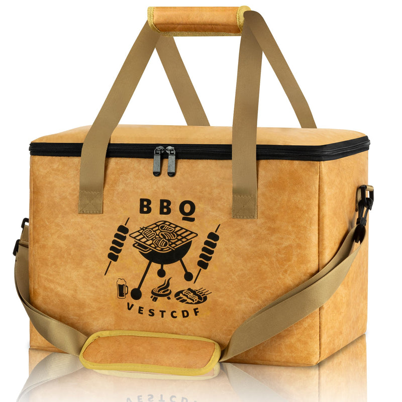 BBQ Blanket for Resting Meat, Large Capacity Resting Bag for Smoking & Barbecue, Reusable Brisket Blanket with Adjustable Shoulder Strap, Insulated Grilling Accessories for Steak, Beef, Turkey