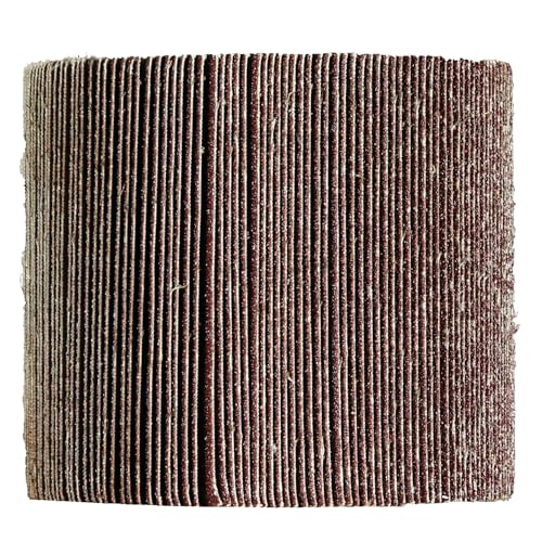Einhell Original Sanding Flap Brush, 120 x 100 mm | Accessories for cordless brush grinder TP-BR 18/32 Li BL | Sanding of wood and metal | Diameter 120mm | 100mm width
