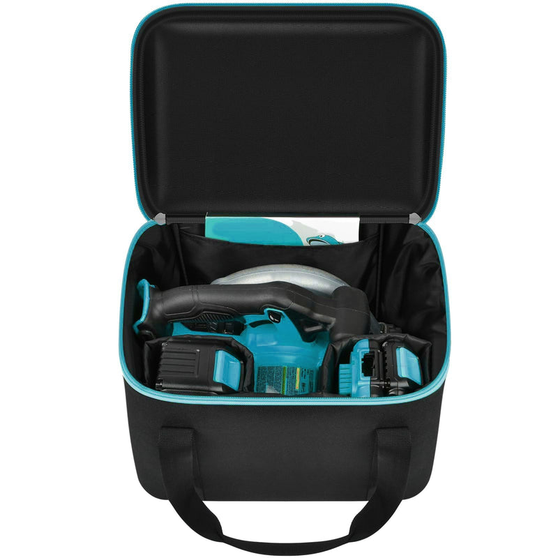 Universal Tool Bag for DEWALT 20V MAX Circular Saw 6.5Inch DCS391B/DCS565B, for Makita XSS02Z 18V Sierra Circular- Case Only (Blue) Blue
