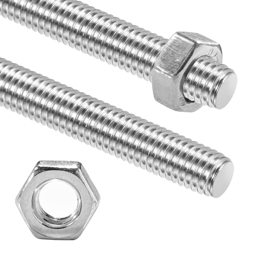 1Pack M20-2.5 304 Stainless Steel Fully All Threaded Rods 300mm/11.8"Length M20x300mm(1PCS)