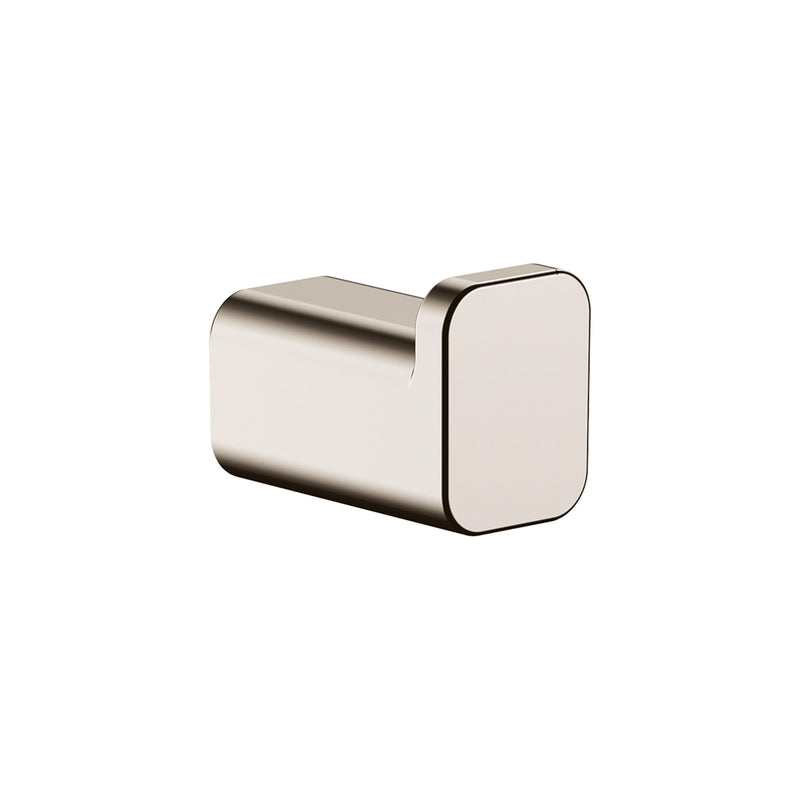 hansgrohe AddStoris 1-inch modern Single Hook in Polished Nickel, 41742830