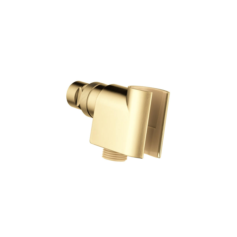 hansgrohe Handheld Shower Head Holder in Brushed Gold Optic, 04580250