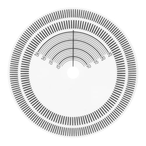 Alnicov Phonograph Needle Distance Ruler Tool - Durable Vinyl Records, Turntable Strobe, Disc Strobe, Speed Detection for Record Lovers