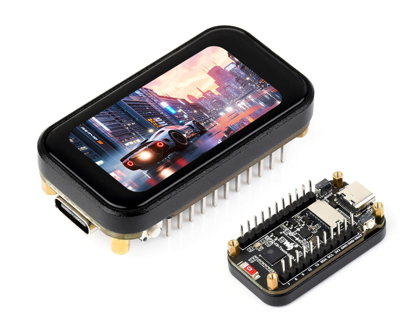 ESP32-C6 1.47inch IPS Touch Display Development Board, 172x320 Resolution, 262K Display Color, Supports W-i-F-i 6/BLE 5, 160MHz RISC-V Processor,Smoothly Run GUI Programs, with Pre-soldered Header