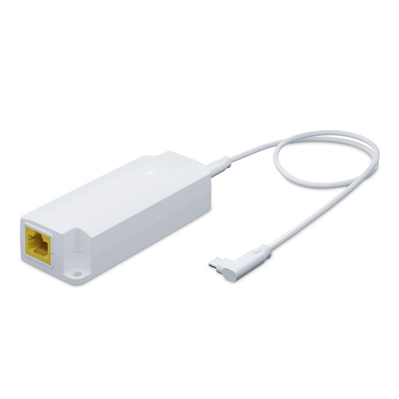 Gigabit PoE to USB C Converter for Smart Phone/Tablet, USB-C to Ethernet Adapter with 10W Charging, Power & Data 2-in-1 RJ45 Port to Type-C Adapter, 10/100/1000Mbps High Speed Plug & Play,IEEE802.3af 2 in 1 (10W)