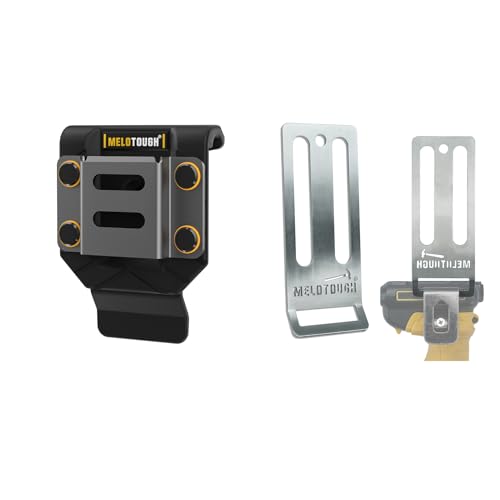 MELOTOUGH Drill Holder for Tool Belt, Tape Measure Holder - Fits Up to 2.7" Belt