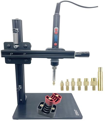 Heat Set Insert tip Tool Vertical Heat Pressing Machine Heat Brass Inserts 3D Printing Thread Knurled Nut M2 M2.5 M3 M4 M5 M6 (Heat Set Insert) Heat Set Insert