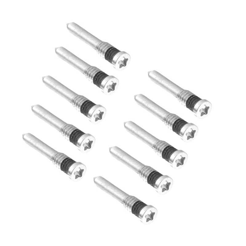 10x Bottom Screws for iPhone16/ 15pro max /14pro /13/12 Pro /11Pro Max / 11 / XR/XS/X ... (Silver) silver