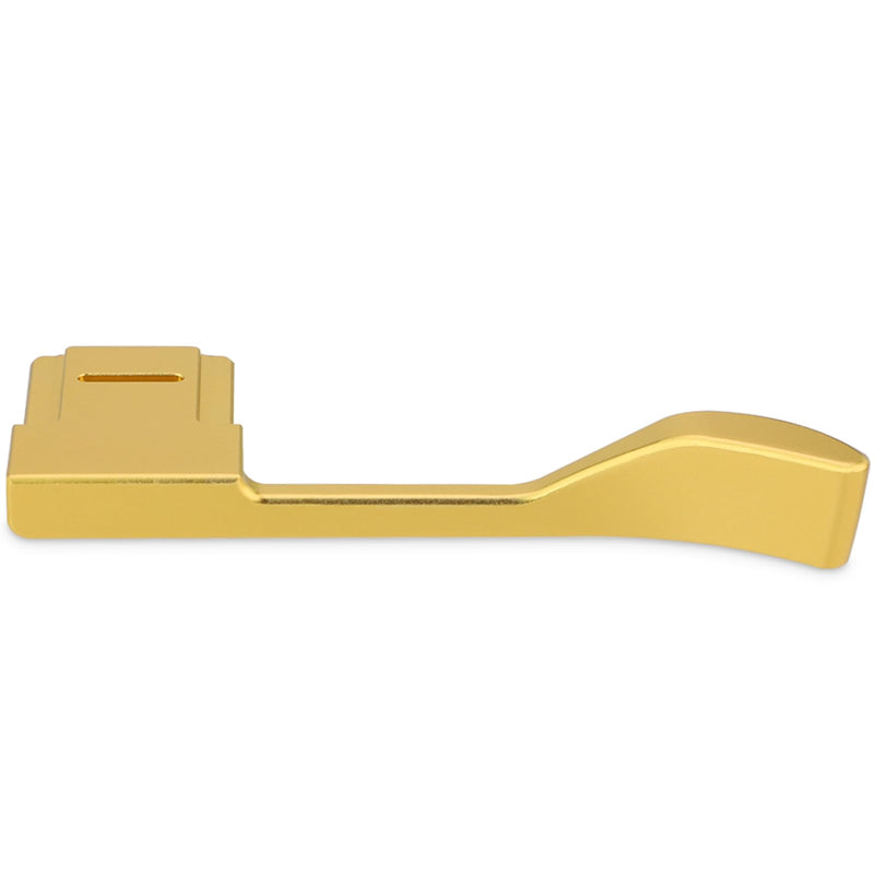 Haoge Metal Thumb Up Grip for Fujifilm GFX100RF Camera Digital Accessories GFX 100RF Hot Shoe Thumb Up Rest Support Handgrip Golden THB-GFXRFG Gold