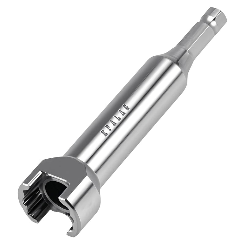 Stainless Steel 3/4" Strut Channel Adapter Nuts & Bolts Drill Bit Socket Wrench Tool for 19mm Bolt Head Compatible with 1-5/8" 2-7/16" 3-1/4"Channels and Struts with drill bit